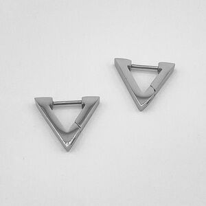 Triangle Huggies Earrings